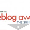 Hole In The Donut Named Finalist in Eleventh Annual Weblog Awards (“The Bloggies”)
