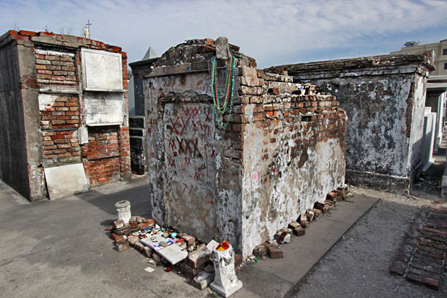 Haunted St. Louis Cemetery Number 1 in New Orleans, Louisiana