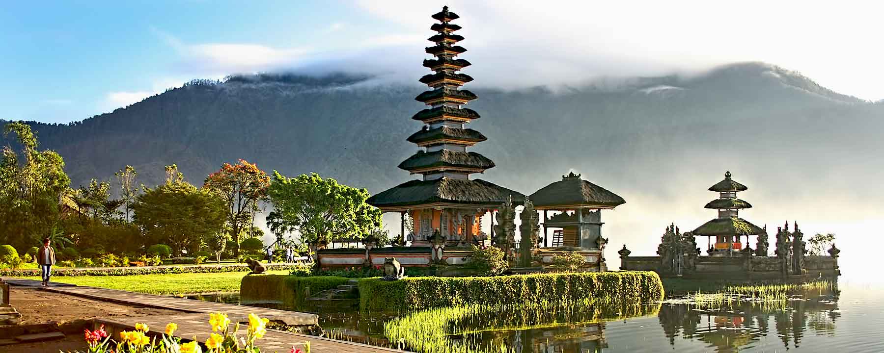 Bali Bedugul Pura Ulundanau Bratan Temple