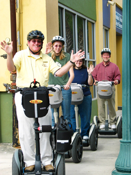 These folks were on a "rolling tour" of Sarasota's historic Rosemary District