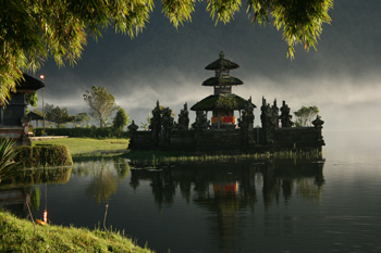 Pura Ulun Danau Bratan Temple at Lake Bratan in Bali