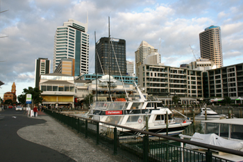 Auckland waterfront New Zealand