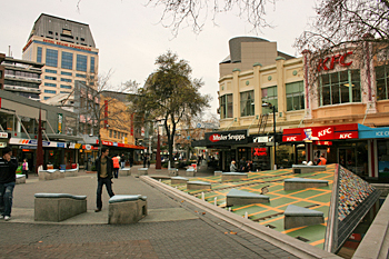 Downtown Christchurch New Zealand