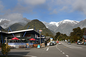 Town of Franz Josef New Zealand