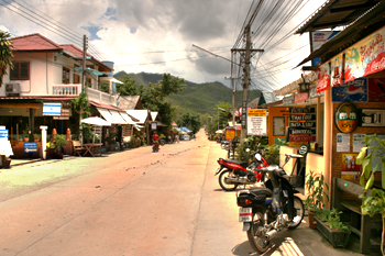 Rural mountain town of Pai in NE Thailand