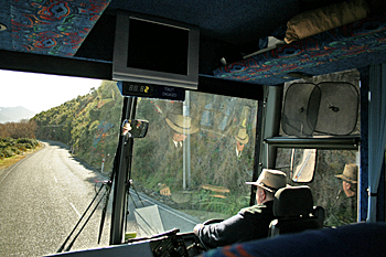 Hop on-hop off buses in New Zealand