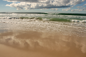 Beautiful Belongil Beach in Byron Bay Australia