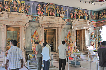 Inside Sri Veerama Kali Amman Hindu Temple Singapore