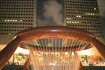 World's largest fountain at Suntec Shopping Centre Singapore