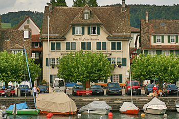 Town of Stafa on Lake Zurich Switzerland
