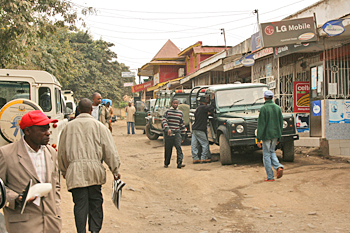 Back streets of Arusha Tanzania