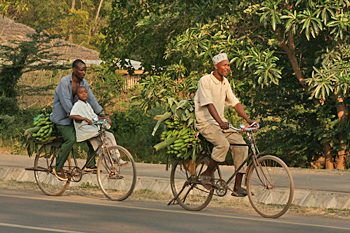 Bicycling in Mto wa Mbu Tanzania