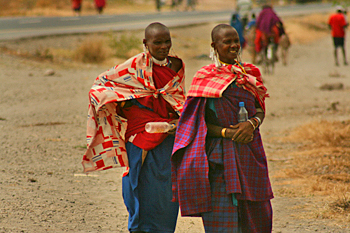 Maasai women in Mto wa Mbu Tanzania