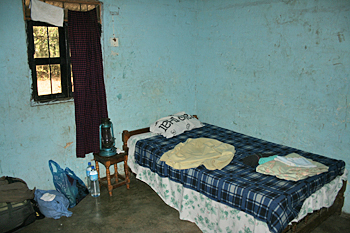 My room at the Poyoni home during my Maasai homestay in Tanzania