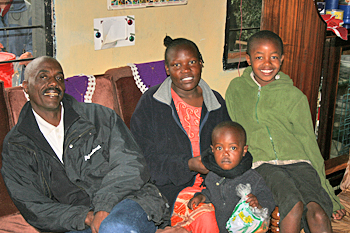 The Poyoni Maasai family is one of very few that has adopted western ways