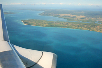 Zanzibar Tanzania from the air