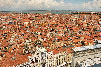 Venezia from the top of the Campanille Italy