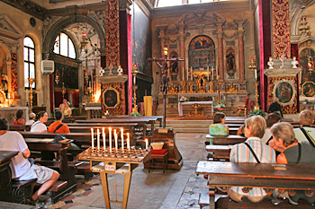 San Zuliani Church in Venice Italy