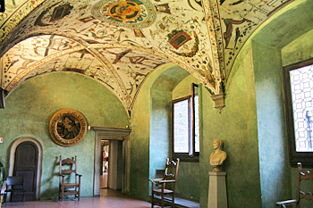 Inside Palazzo Vecchio in Florence Italy