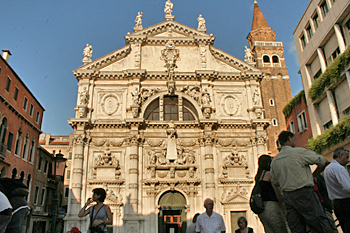 San Moise Church in Venice Italy