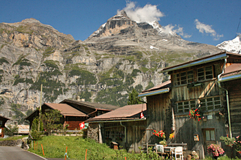 A hostel in Gimmelwald Switzerland