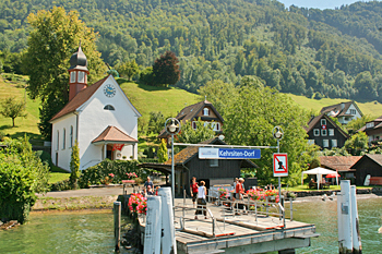 Tiny town of Dorf Switzerland