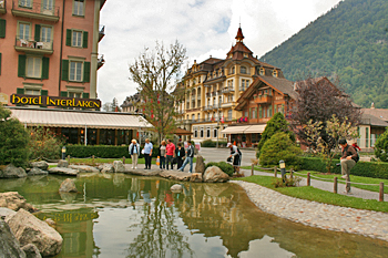 Center of Interlaken Switzerland