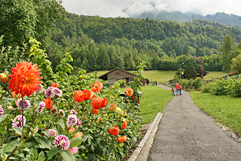 Gardens of Iseltwald Switzerland