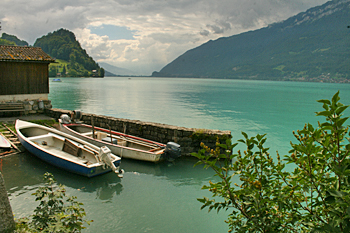 Lake Brienz at Iseltwald Switzerland