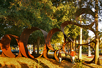 Bayfront downtown Sarasota Florida Season of Sculpture Pamplona 2006