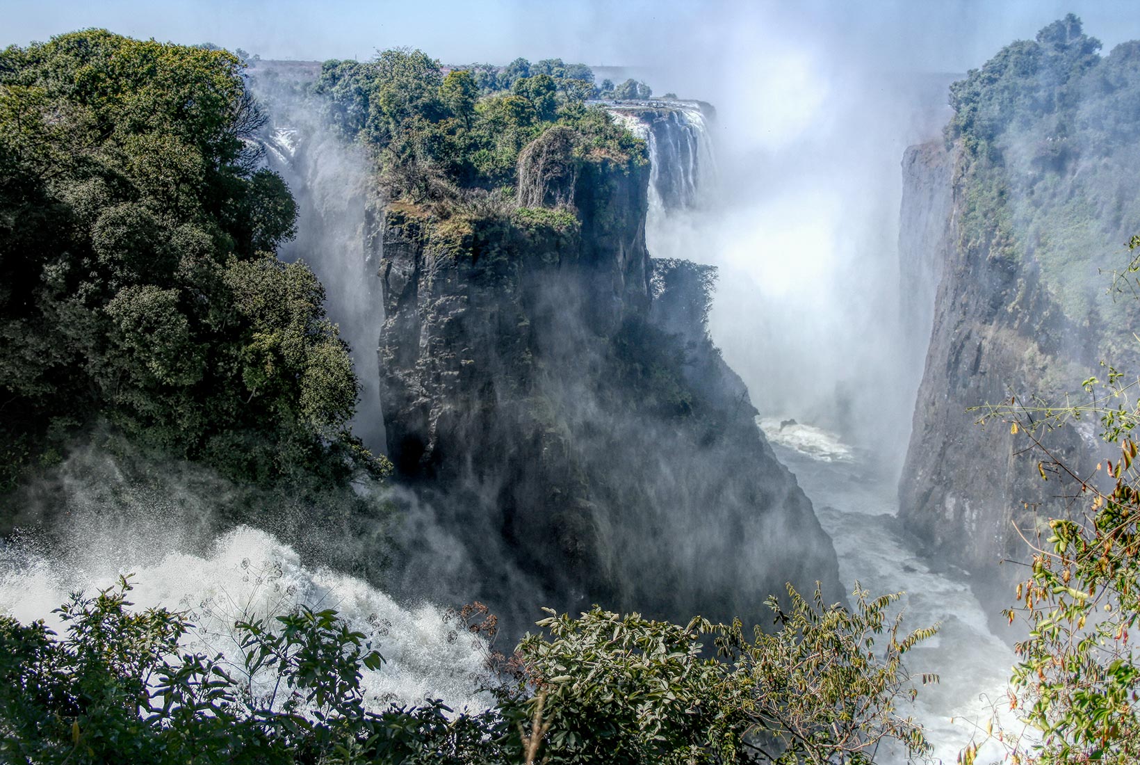 Another view of Victoria Falls in Zimbabwe