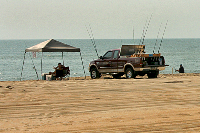 Outer Banks surf fishing