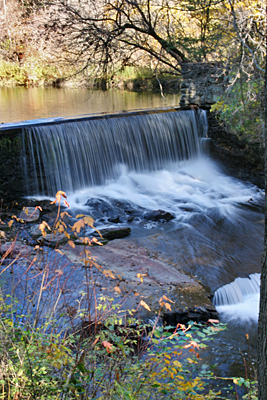 Vermont Fall Foliage Waterfall