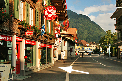 A closer look at the Diesslin Store from the opposite direction, as it looks today