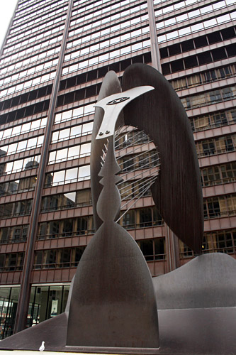 Picasso sculpture at Daley Plaza