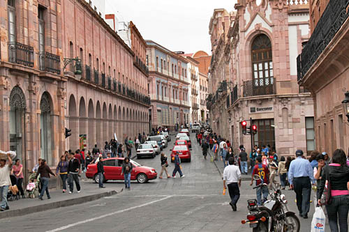 During my walking tour of Zacatecas, I joined throngs of people who fill the streets at all hours