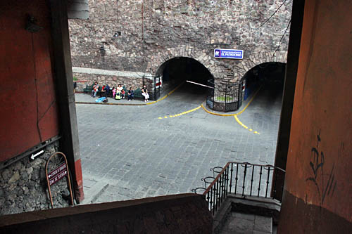 Tunnels beneath the streets of Guanajuato divert traffic, leaving many upper level streets to pedestrian traffic