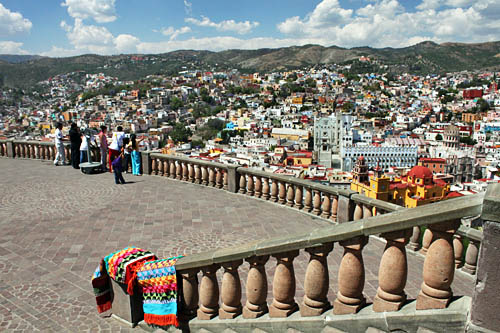 Guanajuato from the overlook at Pipila Monument