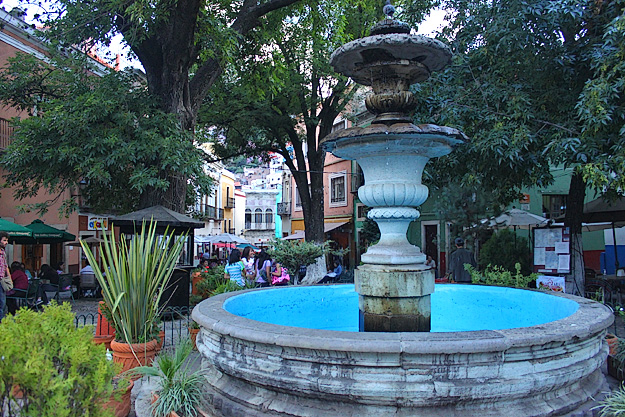Plaza de San Fernando in Guanajuato Mexico
