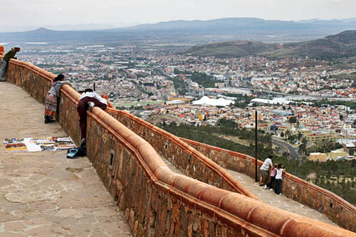 View over Zacatecas from La Bufa