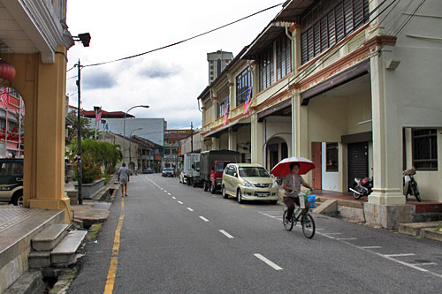 Streets of George Town on Penang Malaysia