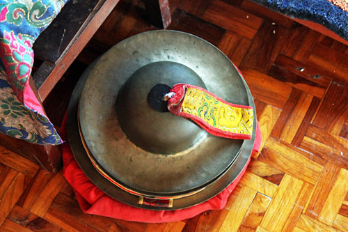 Cymbals used in puja