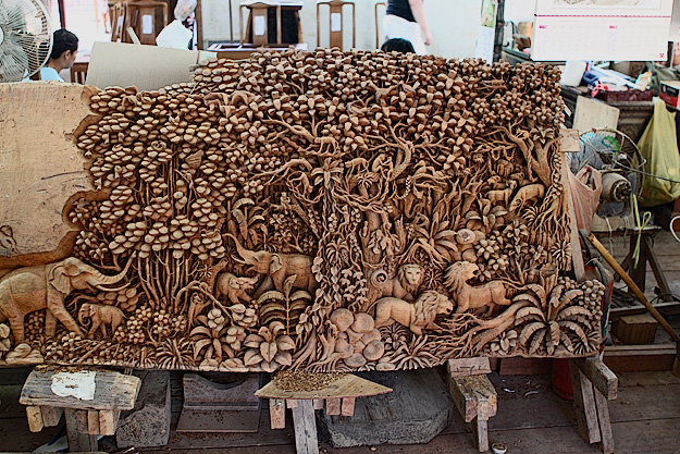 Thailand Royal Thai Handicrafts Center woodcarving