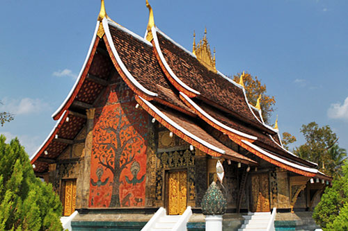 Carriage House at Wat Xieng Thong in Luang Prabang