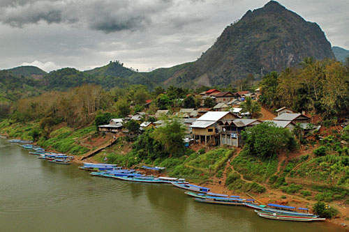 Nong Khiaw, on the banks of the Nam Ou River
