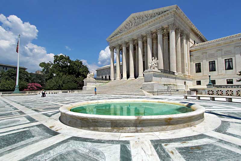 Supreme Court Building in Washington, DC