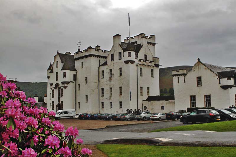 Blair Castle in Blair Atholl, Midlands of Scotland