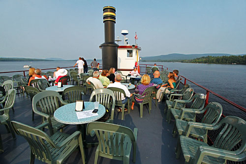 WW Durant dinner cruise on Raquette Lake