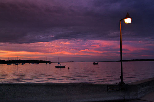 Gorgeous sunsets and strange cloud formations are commonplace over Lake Champlain