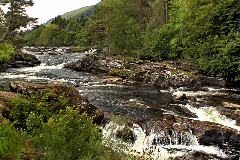 Falls of Dochart in Killin, Scotland